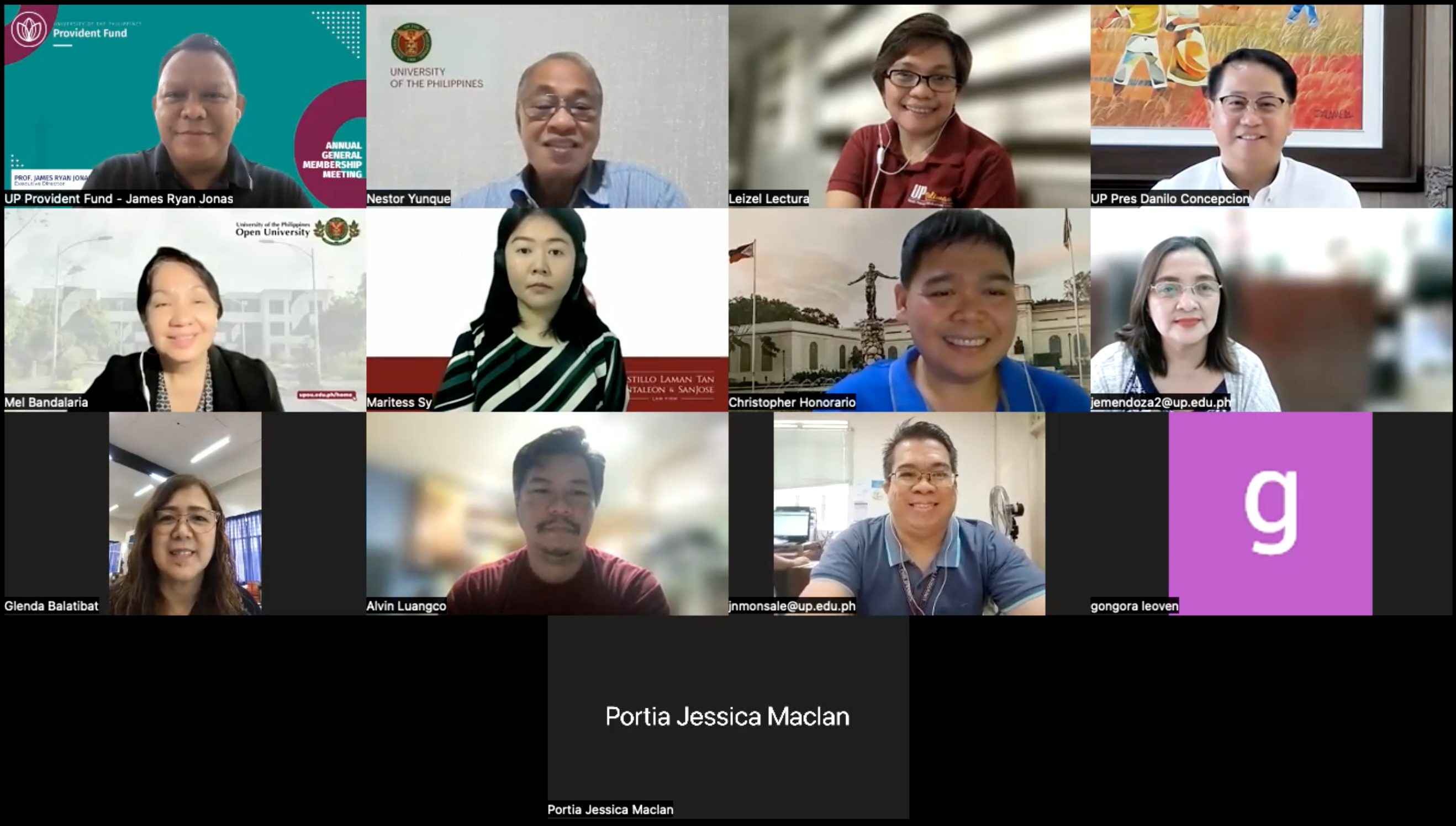 UPPF BOT 2022 - Aug 15 2022 Meeting